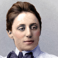 Face of Emmy Noether, white, female