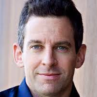 Face of Sam Harris, white, male